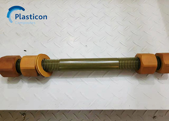 Fiber Güçlendirilmiş Plastik Hex Bolt FRP Bolt Yapısal Uygulamalar İçin