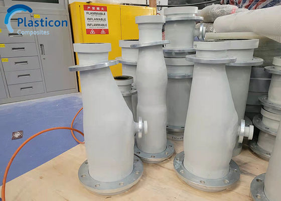 Beyaz hafif GRP borusu 2.5mm Filament Yaralı Cam Elyaf Tüp