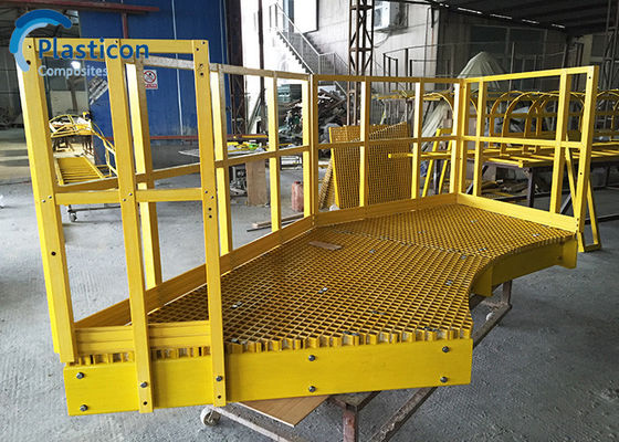 Palletized Glass Fiber Walkway Grating Hot Dip Galvanized