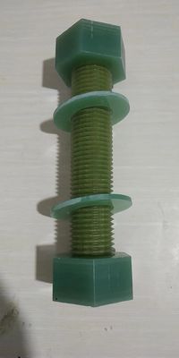 Yaşlanma Direnci FRP Hex Baş Bolts Metrik Filme Pürüzsüz yüzey
