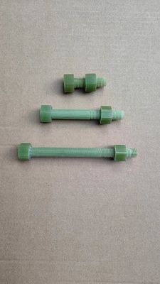 Hava Durumu FRP Bolt 100C Yüksek Sıcaklıklı Elyaf Güçlendirilmiş Plastik Bolt