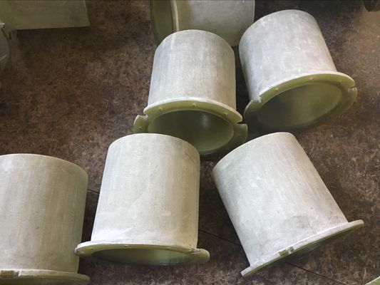Basınç derecesi 50psi Flanged bağlantısı ile özelleştirilmiş flange FRP