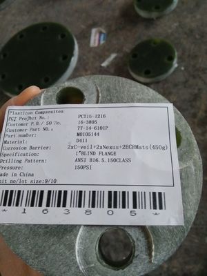 RTP-1 EPDM gazket malzemesi ile cam lif flange 120 derece sıcaklık derecesi