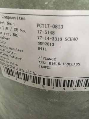 Cam Fiber Güçlendirilmiş Plastik GRP Flanş Boru Flanş Plastik