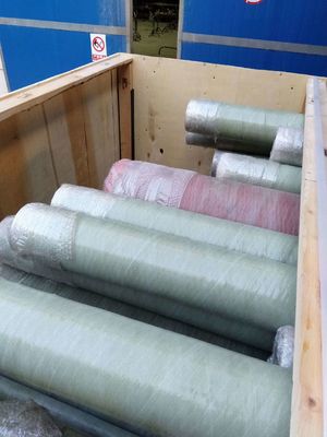 Sıcaklık 110 derece FRP boru Standart DIN CLB Kalınlığı 2mm ile