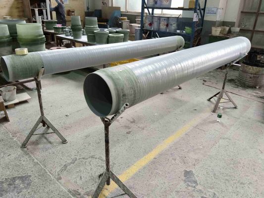Kimyasal tesis için büyük çaplı cam lif borusunu kasma