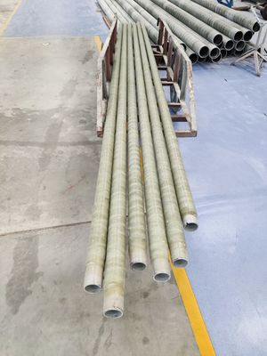 Kimyasal ve Petrokimyasal Endüstriler İçin 2 mm Kalınlığında Cam Güçlendirilmiş Boru