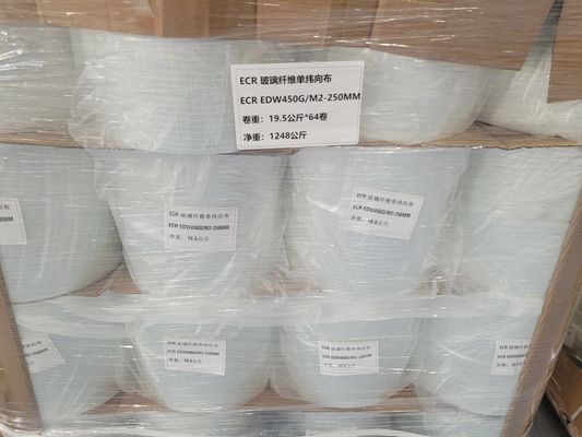 Kişisel olarak tasarlanmış tek yönlü kumaş reçine kaplı cam lif E Cr cam